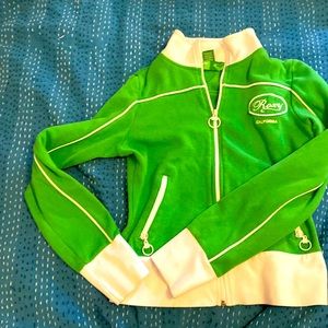 Green old school Roxy light weight jacket, used but in great condition.